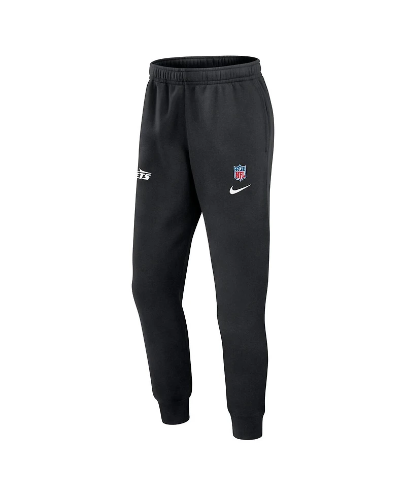 Nike Men's Black New York Jets 2024 Sideline Club Pants