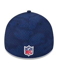 New Era Men's Navy England Patriots 2024 Sideline 39THIRTY Flex Hat