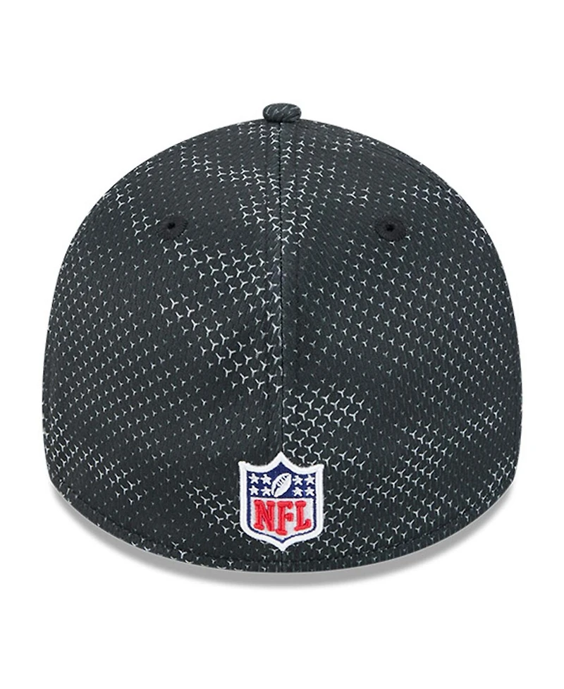 New Era Men's Black New Orleans Saints 2024 Sideline 39THIRTY Flex Hat