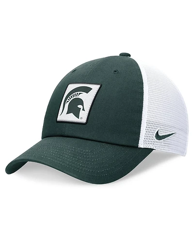 Nike Men's Green/White Michigan State Spartans Primetime Club Trucker Adjustable Hat