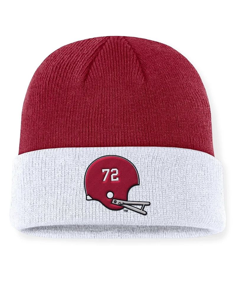 Nike Men's Crimson/White Alabama Crimson Tide Legacy Terra Cuffed Knit Hat