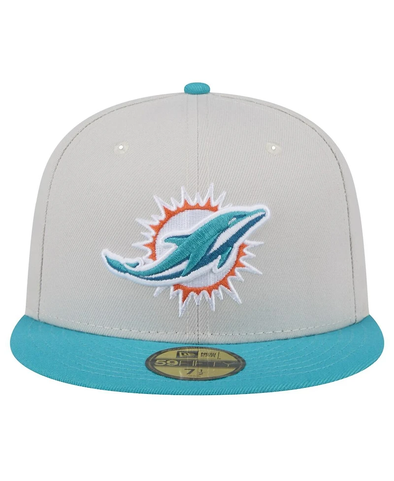 New Era Men's Miami Dolphins Stoney 59FIFTY Fitted Hat