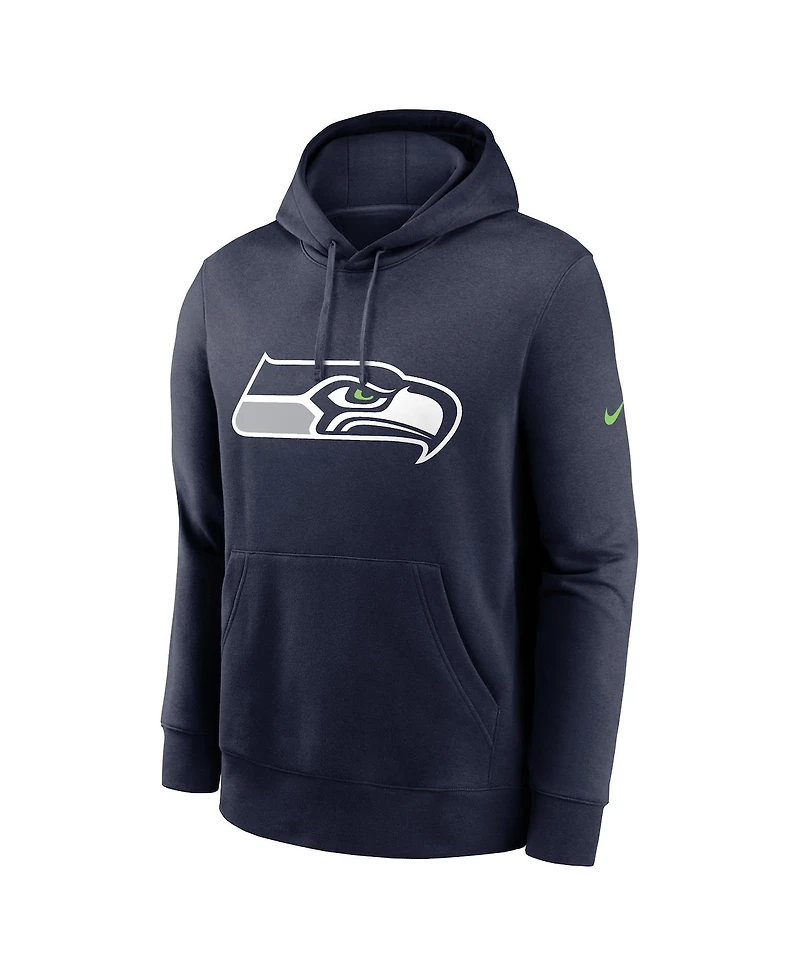 Nike Men's Seattle Seahawks Club Logo Pullover Hoodie