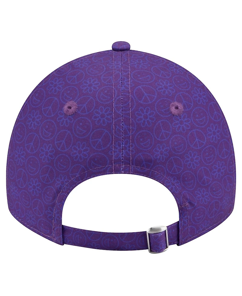 New Era Women's Purple Minnesota Vikings Smiley 9TWENTY Adjustable Hat