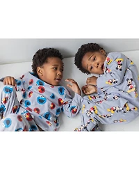Sesame Street Toddler Boys French Terry Sweatshirt and Pants Outfit Set