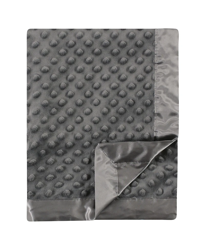 Hudson Baby Unisex Mink/Satin Plush Blanket