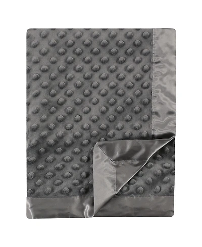 Hudson Baby Unisex Mink/Satin Plush Blanket