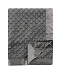 Hudson Baby Unisex Mink/Satin Plush Blanket