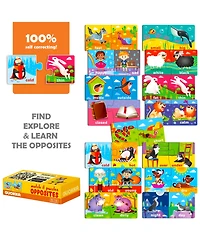 Quokka 5X Megaset Matching Puzzles for Toddlers 3-5 - Numbers, Animals, Opposites