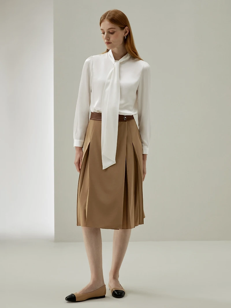 Lilysilk Women's Bow-tie Neck Silk Blouse