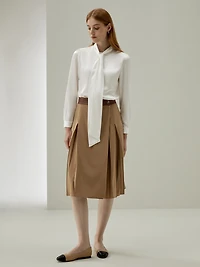 Lilysilk Women's Bow-tie Neck Silk Blouse