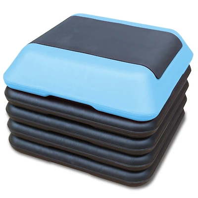 Streamdale Furniture Adjustable Fitness Step Platform with 4 Risers