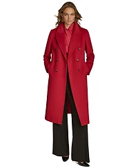 Donna Karan New York Women's Double-Breasted Reefer Coat