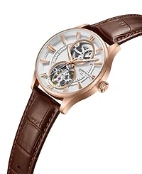 Kenneth Cole New York Men's Automatic Brown Stainless Steel Watch, 43.5mm