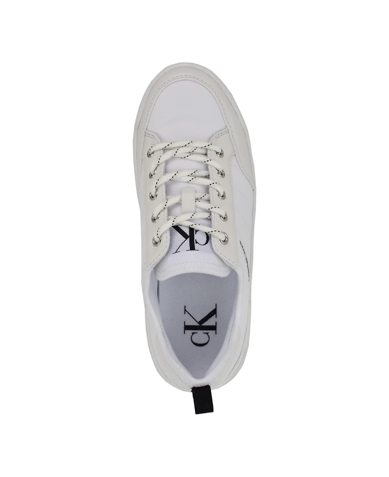 Calvin Klein Women's Austie Round Toe Casual Sneakers