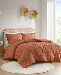 Intelligent Design Lucy Clip Jacquard 3-Piece Comforter Set