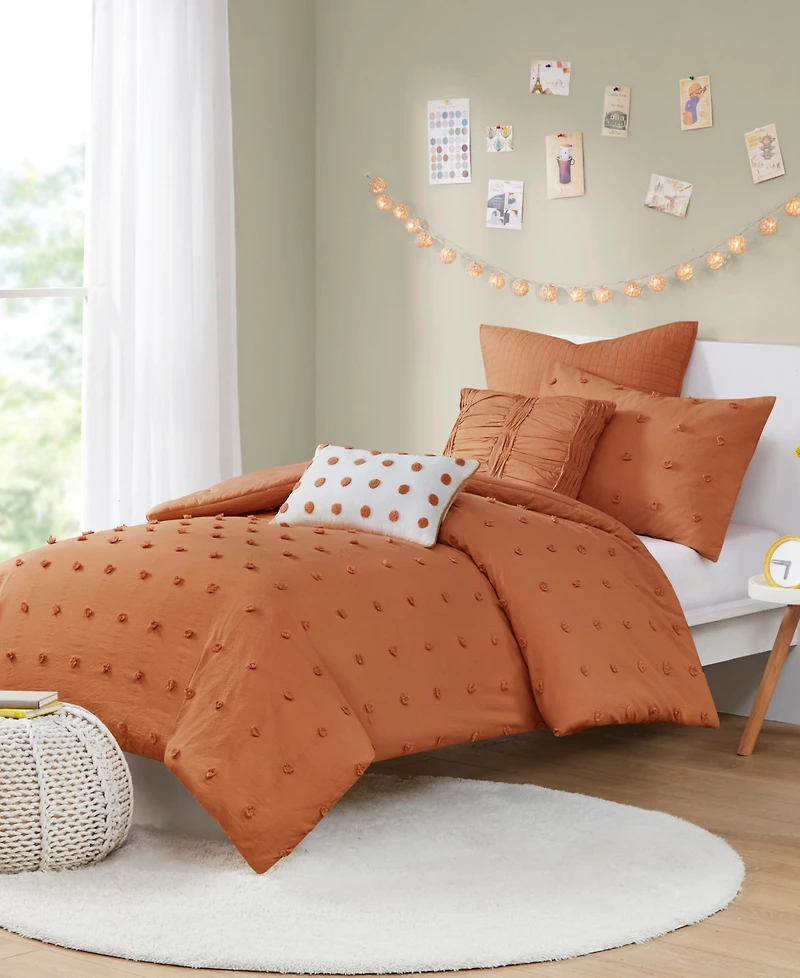 Intelligent Design Brooklyn Jacquard Cotton -Pc. Comforter Set
