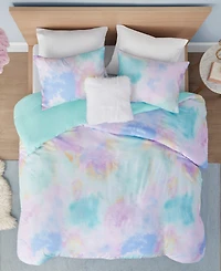 Intelligent Design Cassiopeia Watercolor Tie Dye 4-Pc. Duvet Cover Set