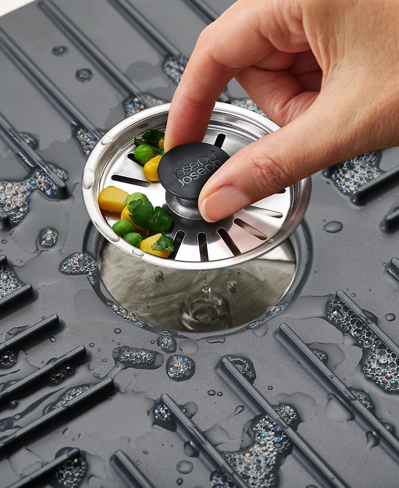 Joseph Joseph Sinkshield Sink Protecting Mat With Draining Plug