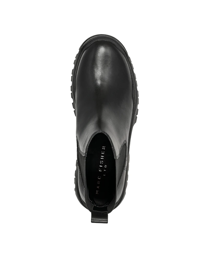 Marc Fisher Ltd Women's Farris Ankle Lug-Sole Casual Booties