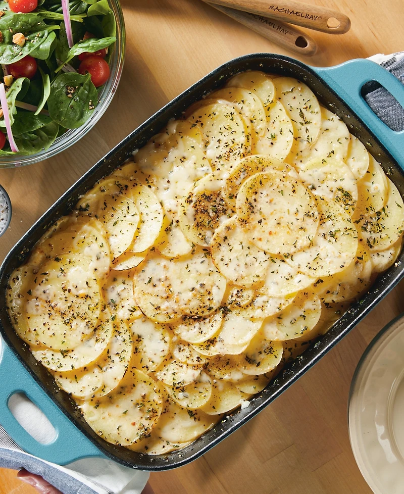 Rachael Ray Nitro Cast Iron 9-Inch x 13-Inch Roasting Pan