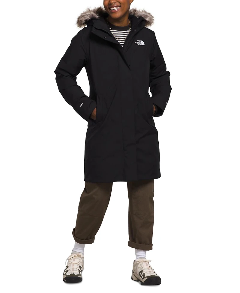 The North Face Women's Arctic Hooded Faux-Fur-Trim Parka
