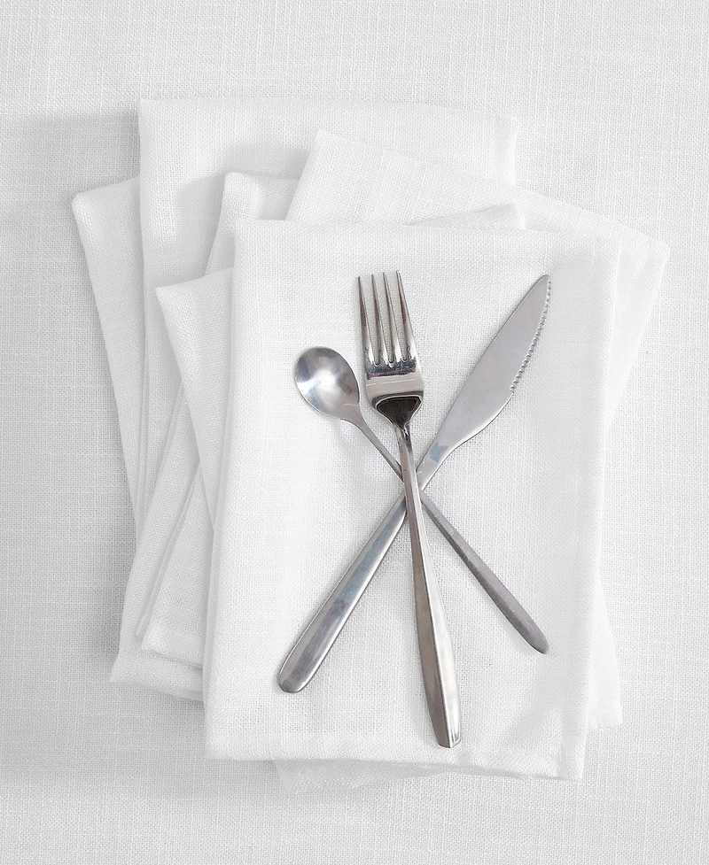 Laura Ashley Harper 6 Piece Napkin Set, 18"W x 18"L