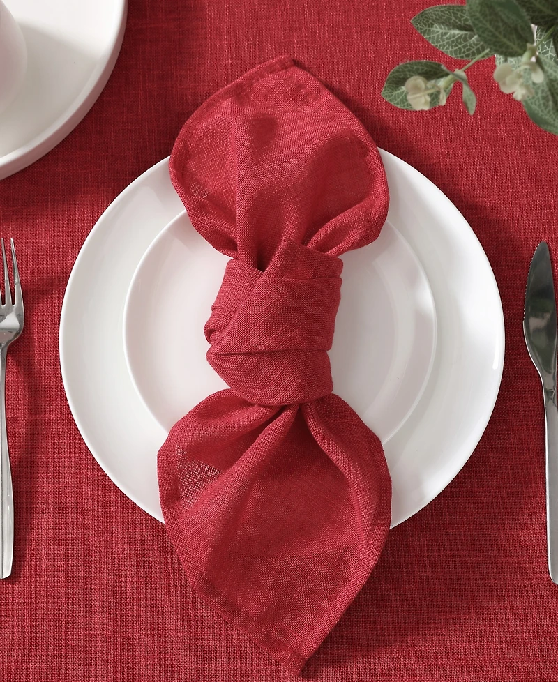 Laura Ashley Harper 6 Piece Napkin Set, 18"W x 18"L