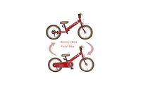Iimo 2-in-1 Balance Bike 14" (Balance to Pedal Bike)
