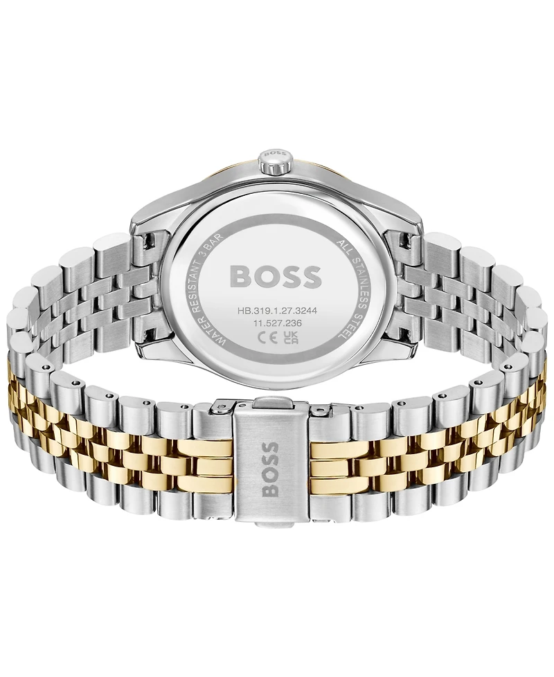 Hugo Boss Women's Graceful Quartz Basic Two-Tone Stainless Steel Watch 36mm