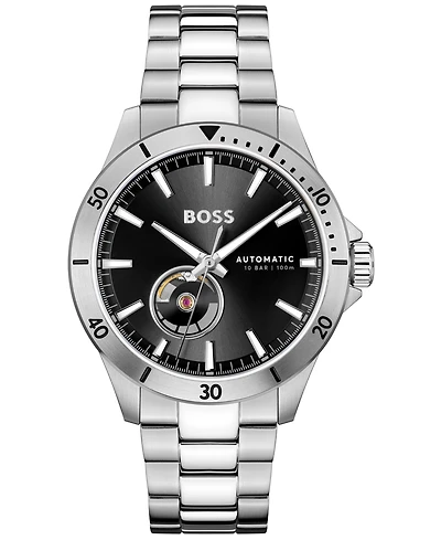Hugo Boss Men's Troper Automatic Mech-Automatic Stainless Steel Watch 43mm
