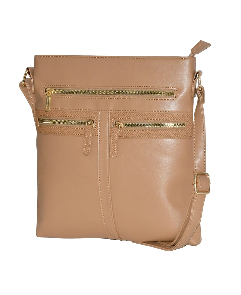 Nicci Ladies' Crossbody Bag with Zipper Design