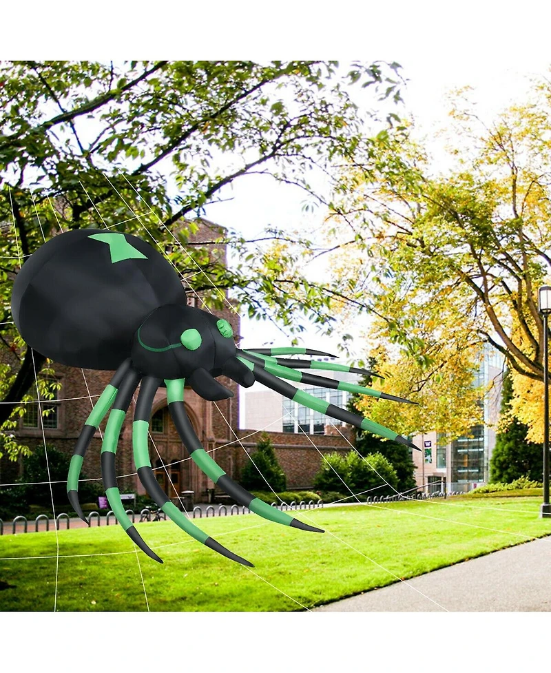Skonyon 6 Feet Halloween Inflatable Blow-Up Spider