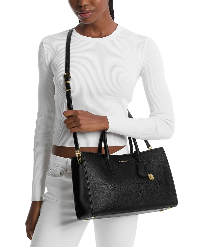 Michael Michael Kors Scarlett East West Leather Satchel