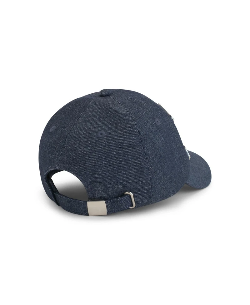Karl Lagerfeld Paris Women's Charm Denim Baseball Hat