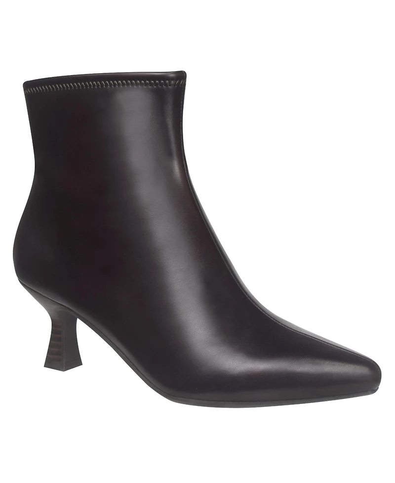 Impo Women's Nidia Stretch Kitten Heel Pointed Toe Ankle Booties