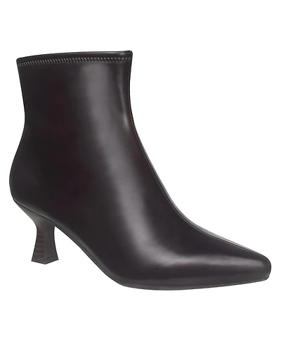 Impo Women's Nidia Stretch Kitten Heel Pointed Toe Ankle Booties