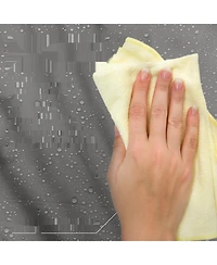 72" W x H Heavy Duty Fabric Shower Curtain Washable