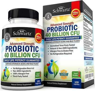 Daily Probiotic Supplement 40 Billion Cfu