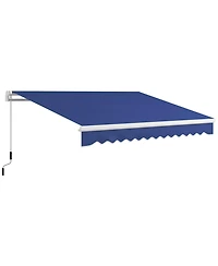 8' x 13' Patio Retractable Awning, Sunshade