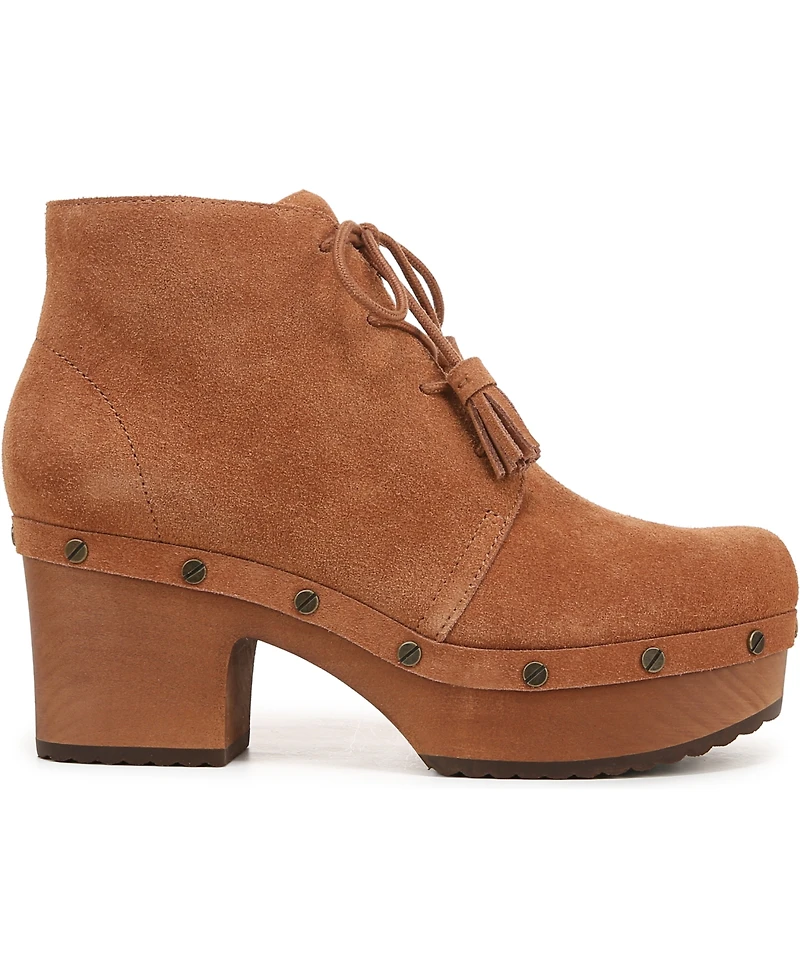 Dr. Scholl's Women's Original Chic Lace-Up Platform Booties