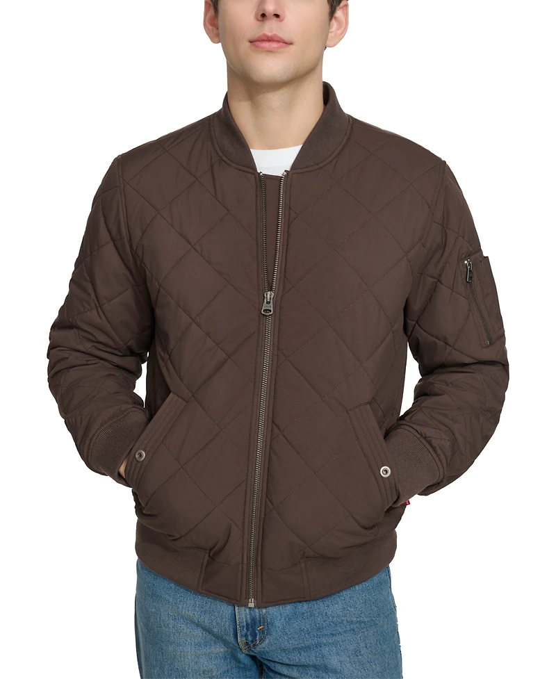Levi's Men's Quilted Fashion Bomber Jacket