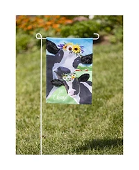 Evergreen Say Cheese Cows Garden Burlap Flag