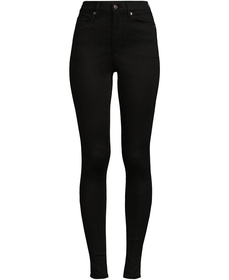 Lands' End Petite High Rise Stretch Denim Skinny Jeans