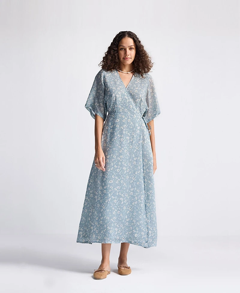 Reistor Women's Maxi Wrap Dress