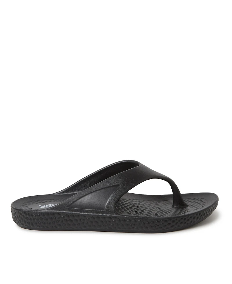 Dearfoams Men's EcoCozy Sustainable Comfort Flip Flop Thong Sandal