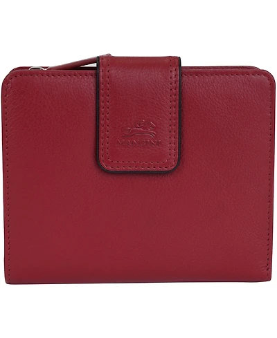 Mancini Women's Sonoma Rfid Secure Clutch Wallet