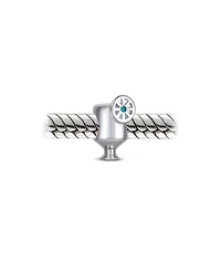 Bling Jewelry Tropical Cocktail Drink Umbrella Margarita Pina Colada Glass Goblet Vacation Charm Bead Sterling Silver Fits European Bracelet