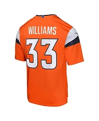 Nike Big Boys and Girls Javonte Williams Orange Denver Broncos Mile High Collection Game Jersey