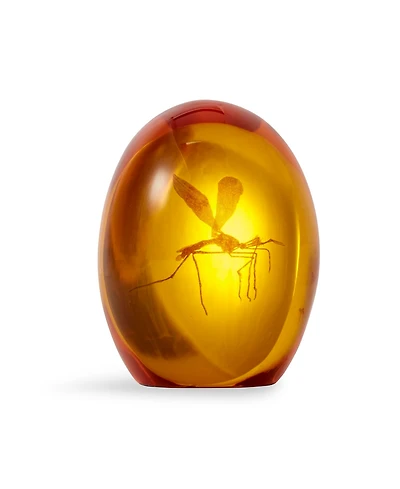 Jurassic Park Mosquito In Amber Resin Prop Replica | Official Jurassic Park Collectible Paper Weight | Measures 3 Inches Tall